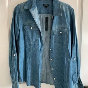 Talbots chambray shirt NWT